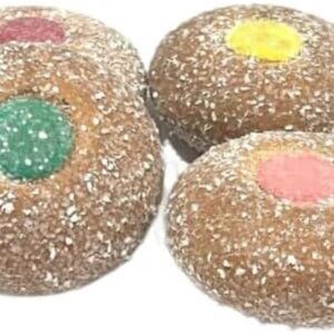 Jelly Filled Sugar Cookies Christmas Tree Ornaments Holiday Decor 4 Count